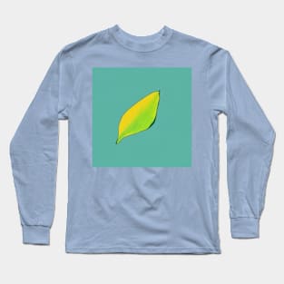 green leave minimalist Long Sleeve T-Shirt